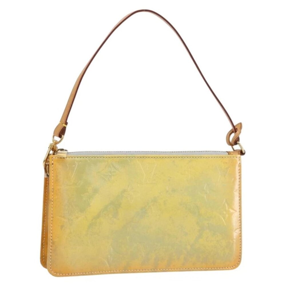 LOUIS VUITTON Monogram Vernis Lexington Accessory Pouch Gris M91056 Auth ep12425